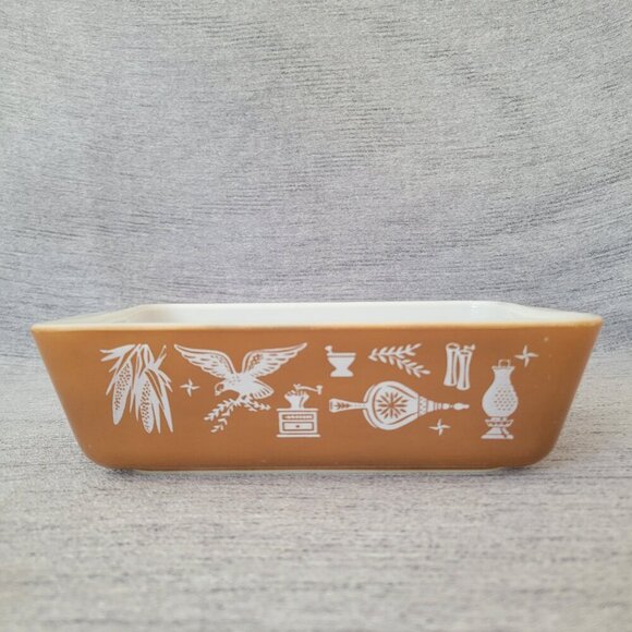 Vintage Pyrex 1.5 Qt Early American 0503 - Picture 5 of 8